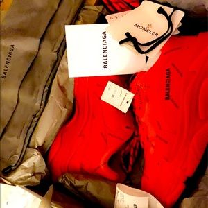 Red Balenciagas used with recipe Authentic